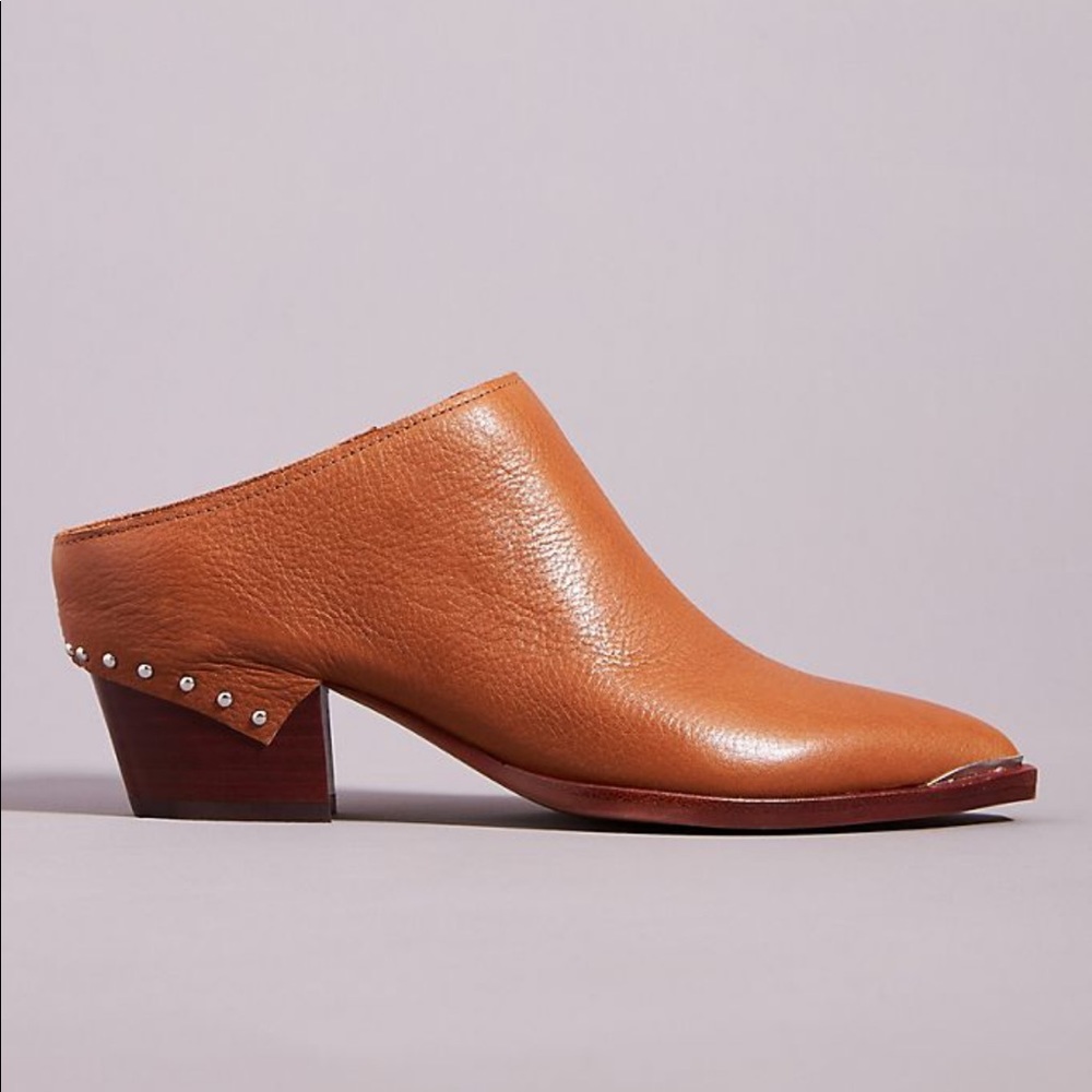 New Dolce Vita Anthropologie Sukie heeled mules 8